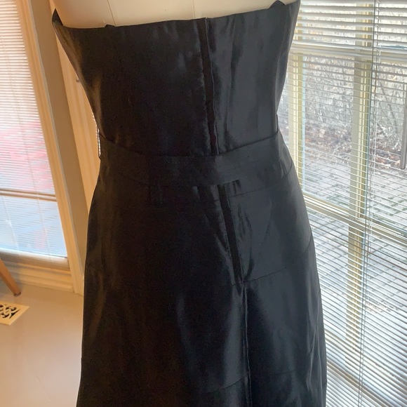 BCBG black strapless dress Size 10 - Picture 6 of 8